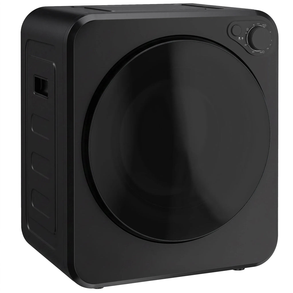 Mini drabužių džiovyklė, 4 kg, 5 programos, 800/400 W, juoda