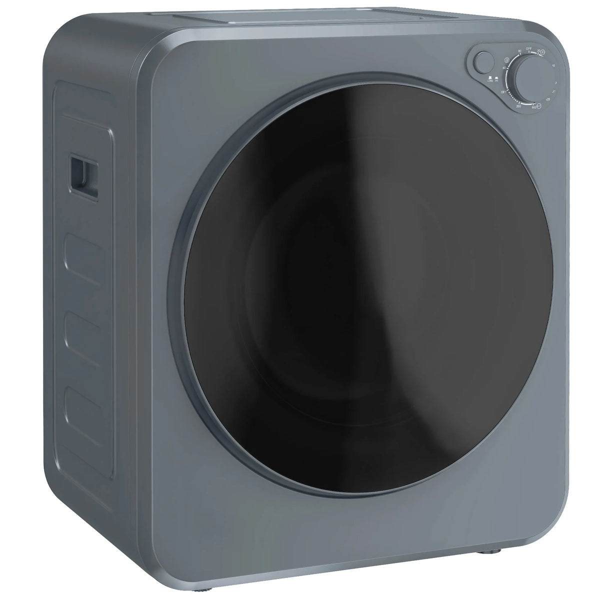 Mini drabužių džiovyklė, 4 kg, 5 programos, 800/400 W, pilka