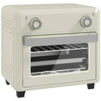Mini krosnelė su oro gruzdintuvės funkcija, 10L, 1000W, kreminė balta