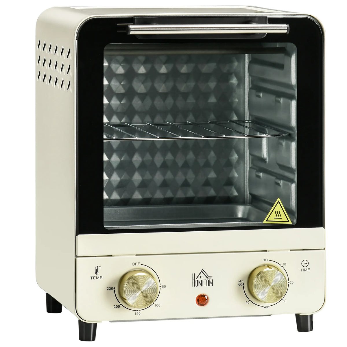 Mini orkaitė, 15 l, 1000 W, su reguliuojamo aukščio kepimo skarda ir grotelėmis