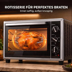 Mini orkaitė, 46 l, 1800 W, su konvekcija ir kepimo iešmu