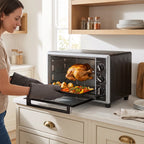 Mini orkaitė, 46 l, 1800 W, su konvekcija ir kepimo iešmu