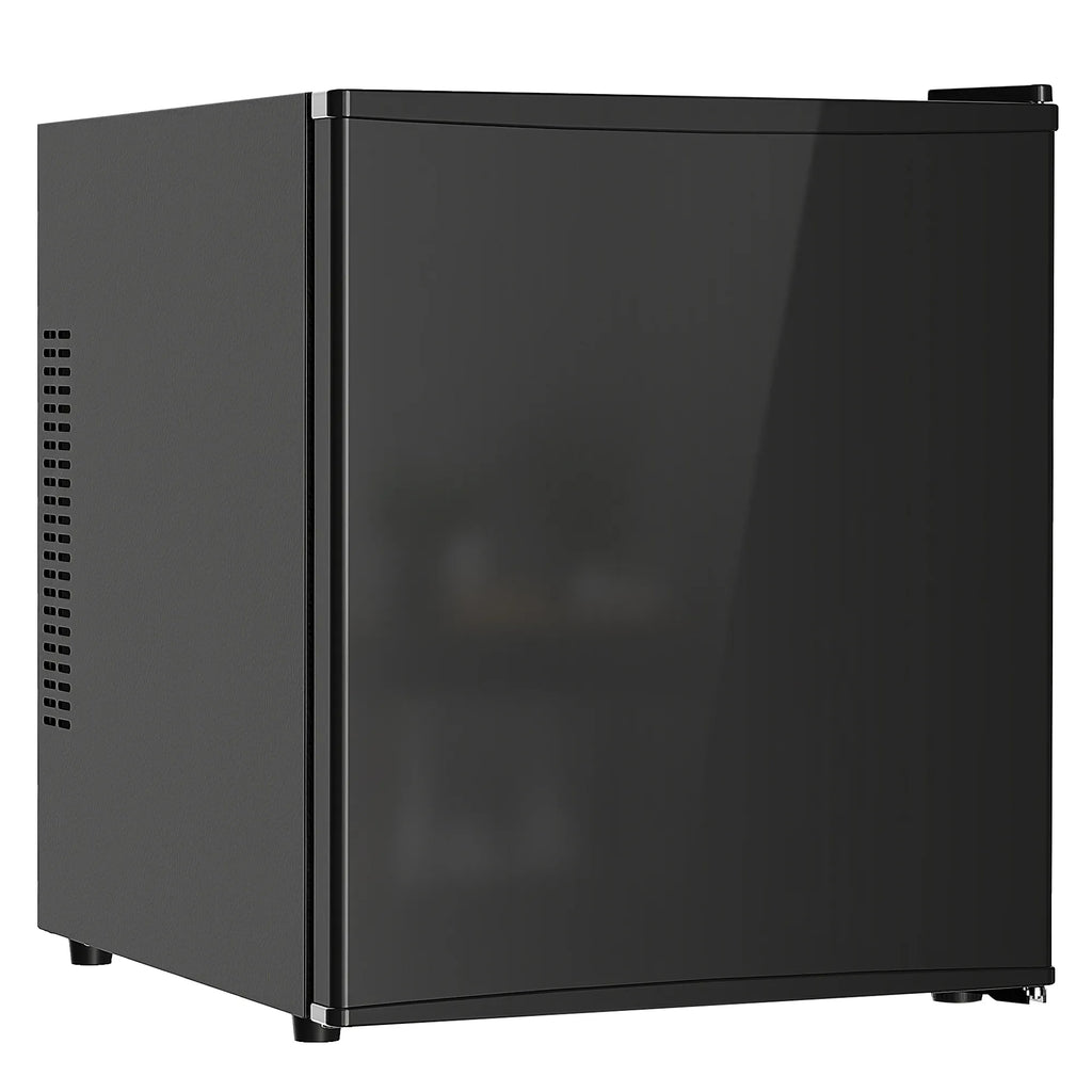 Mini šaldytuvas su reguliuojamu termostatu, 44 l, juodas