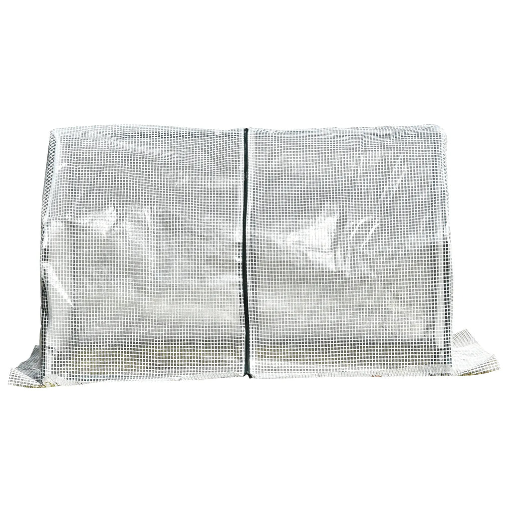 Mini šiltnamis, 99 cm x 71 cm x 60 cm, baltas