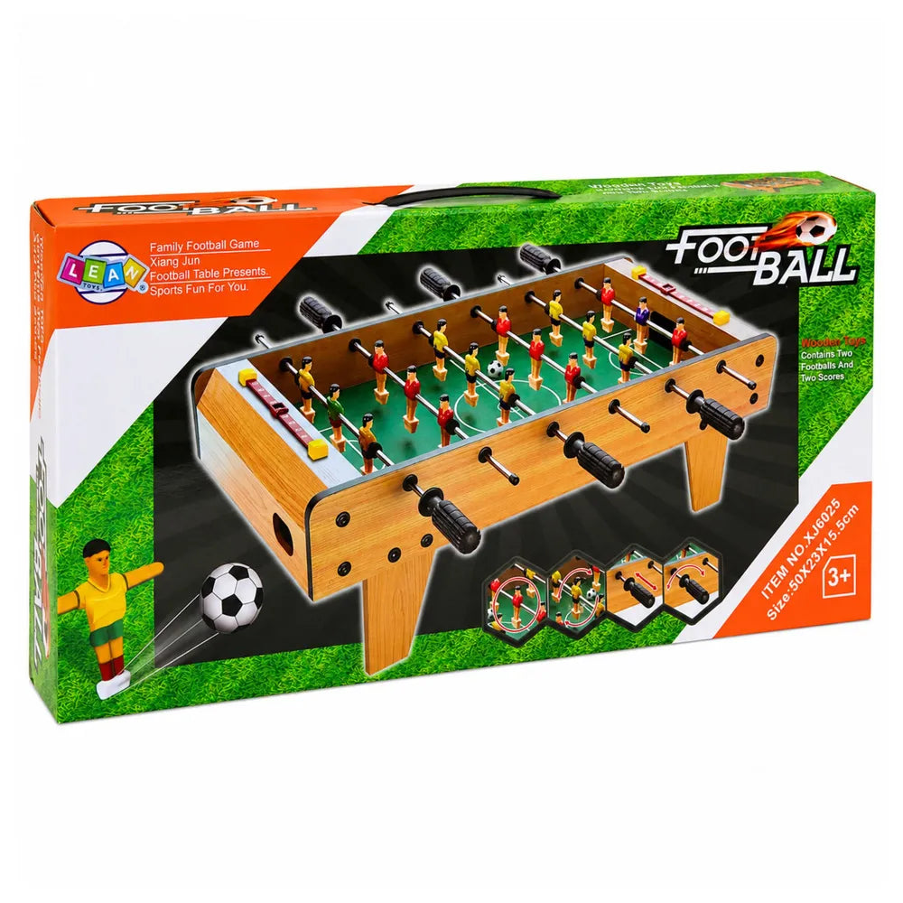 Mini stalo futbolo žaidimas, medienos imitacija, 50 cm