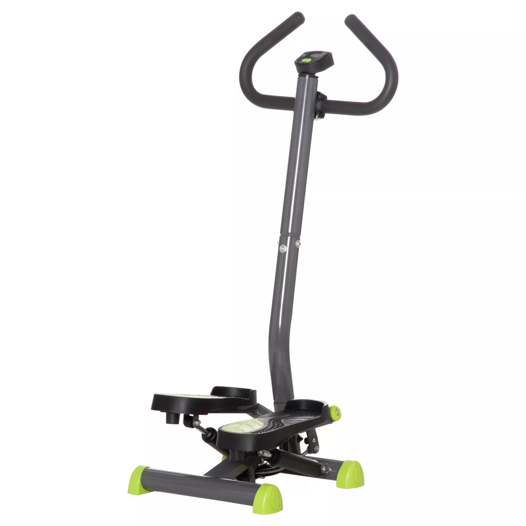 Mini steperis su LCD monitoriumi ir atrama, 100 kg