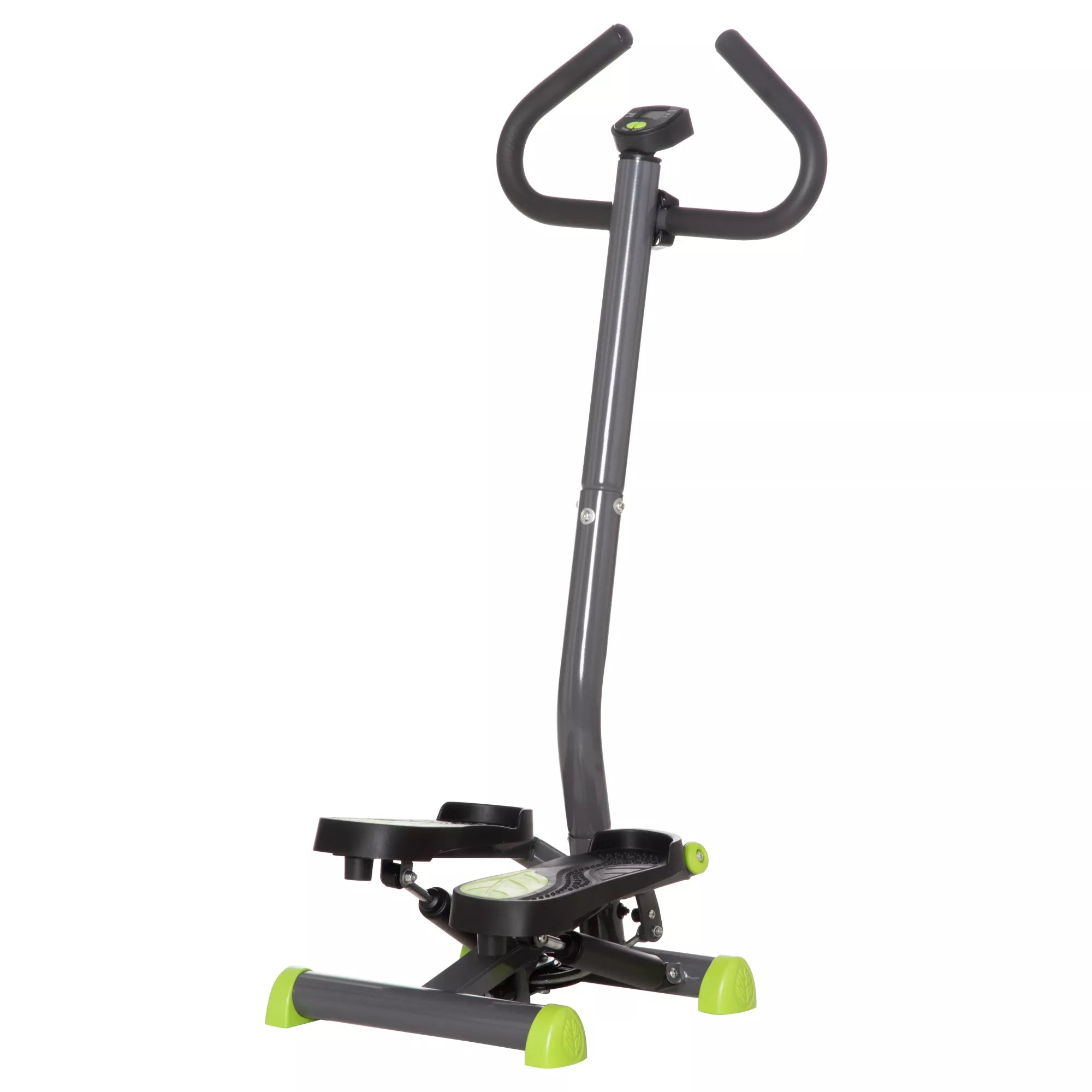 Mini steperis su LCD monitoriumi ir atrama, 100 kg