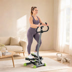 Mini steperis su LCD monitoriumi ir atrama, 100 kg
