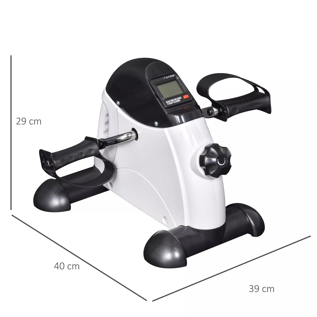 Mini treniruoklis kojoms ir rankoms, 60 kg apkrova, baltas