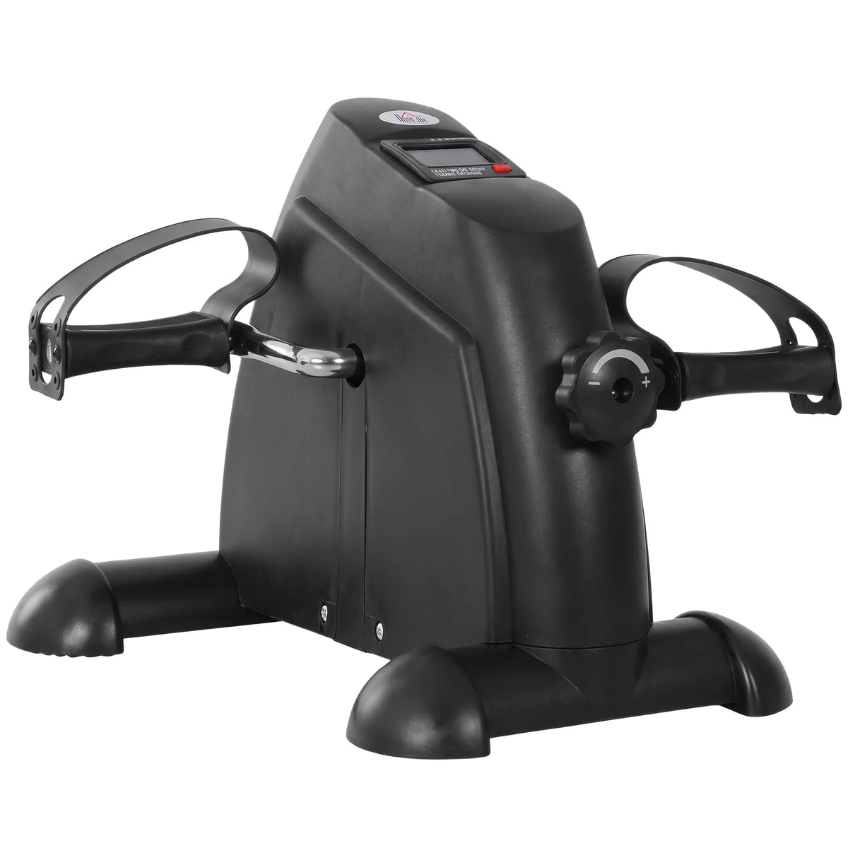 Mini treniruoklis rankoms ir kojoms su LCD ekranu, juodas