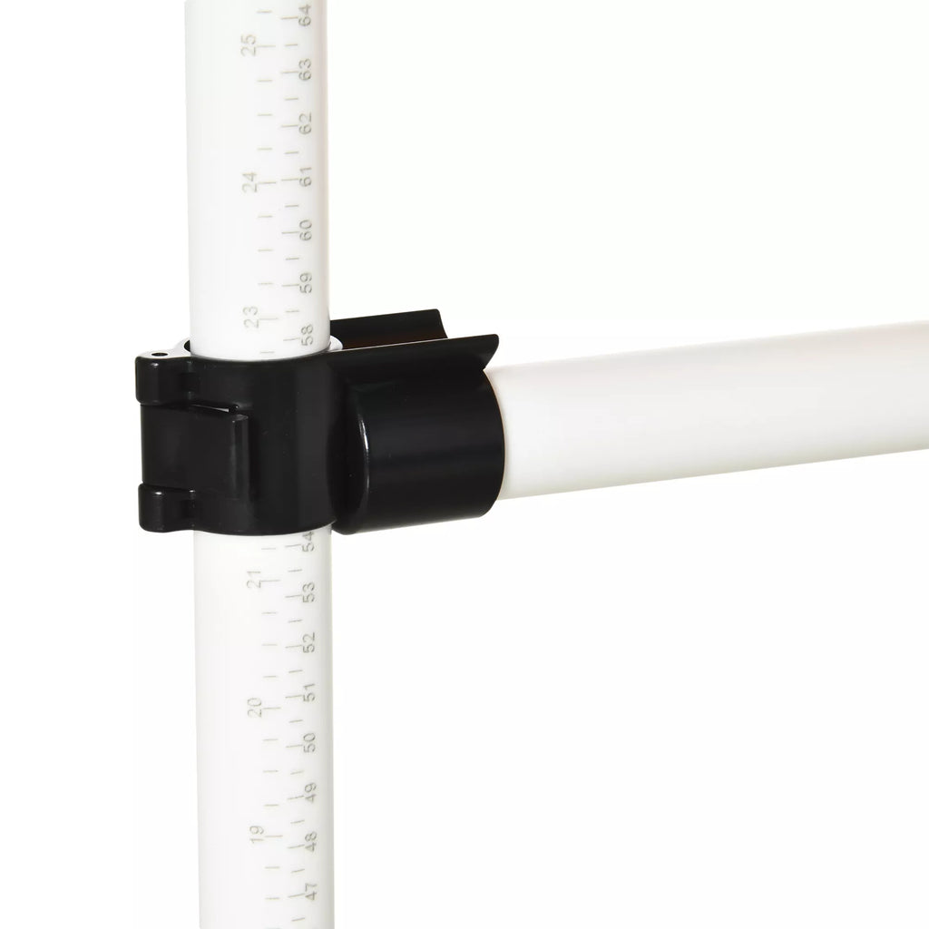 Šunų dresūros ir agility lankas, 2-in-1 šuolių kliūtis su krepšiu, 74,5x66x91 cm