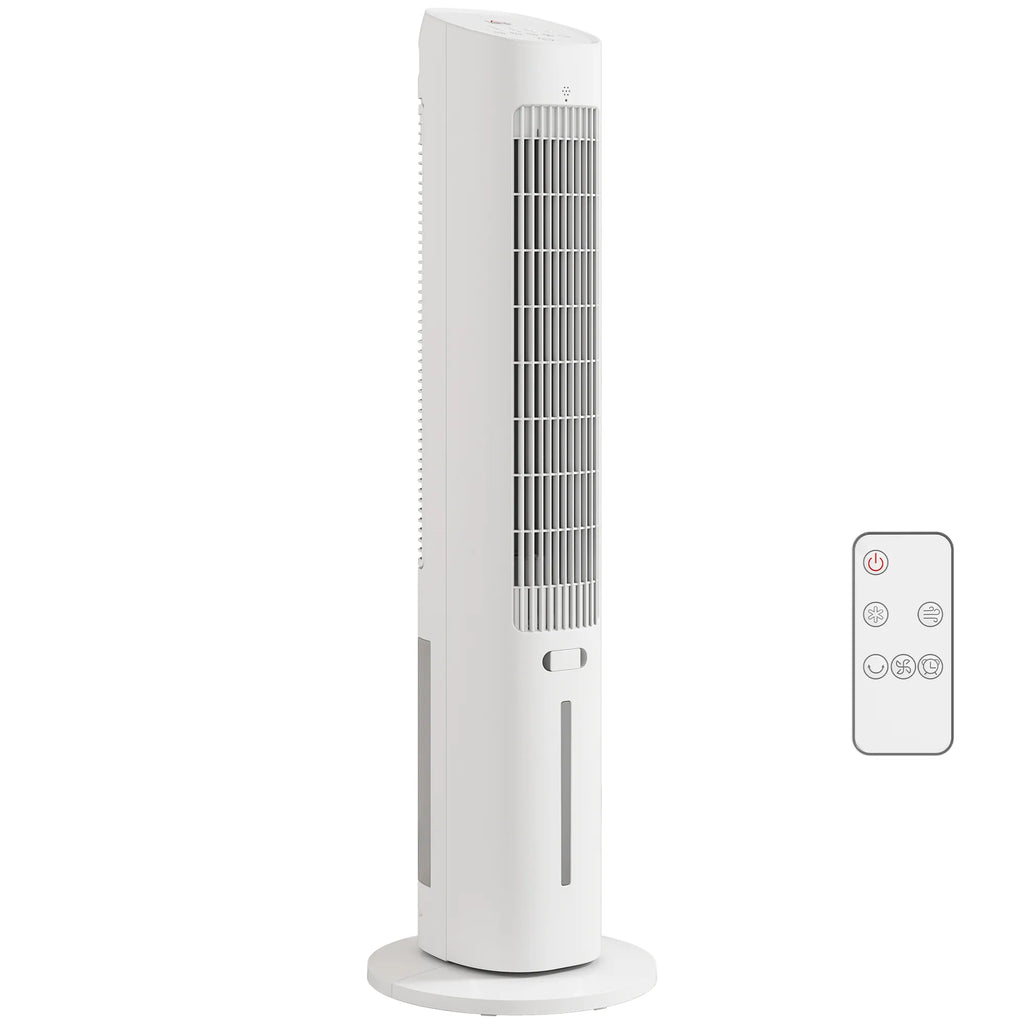 Mobilus 3-in-1 bokšto tipo oro vėsintuvas plastikinis iki 20 m² baltas