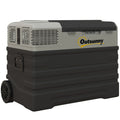 Mobilus automobilinis šaldytuvas, 56 l, -20 °C – 20 °C, su ratukais, juodas