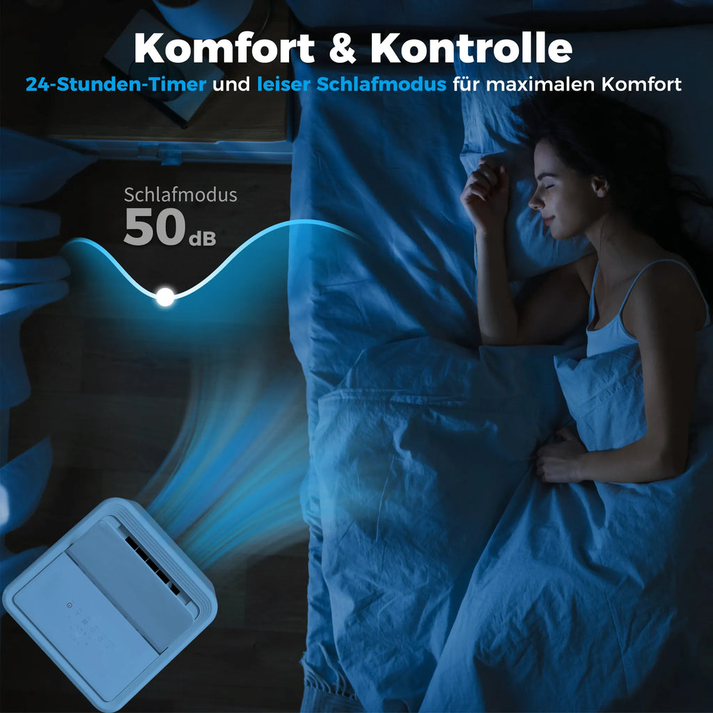 Mobilus oro kondicionierius 12000 BTU 3,5 kW 5-in-1 su nuotolinio valdymo pultu baltas