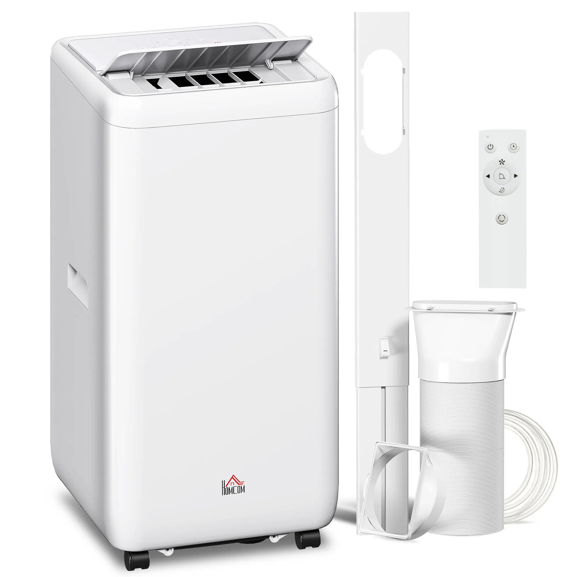 Mobilus oro kondicionierius 12000 BTU 3,5 kW 5-in-1 su nuotolinio valdymo pultu baltas
