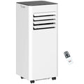Mobilus oro kondicionierius 3-in-1 su ventiliatoriumi ir laikmačiu, baltas