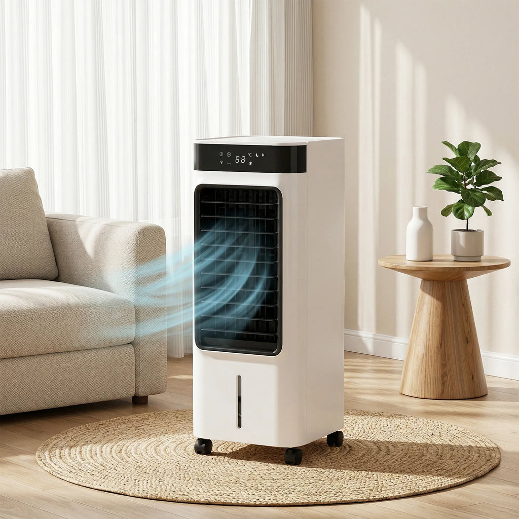 Mobilus oro vėsintuvas, 3-in-1 su 7 l talpos bakeliu, baltas