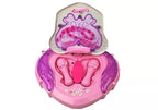 Muzikinis žaislas mikrofonas su stovu Happy Girls Music Box, 3+