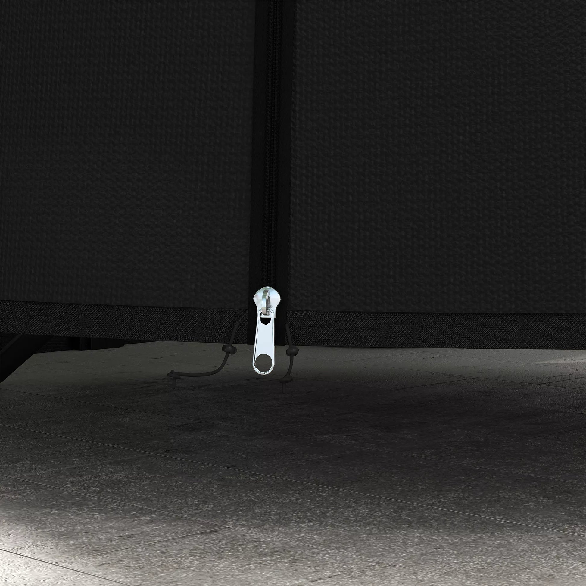 Lauko baldų dangtis Baldų dangtis Apsauginis baldų tentas, atsparus atmosferos poveikiui, 196 cm x 196 cm x 230 cm, juodas