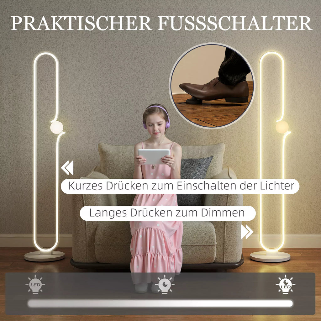 LED grindinis šviestuvas, muzikinių natų dizainas, stiklinis gaubtas, metalas, plastikas, baltas