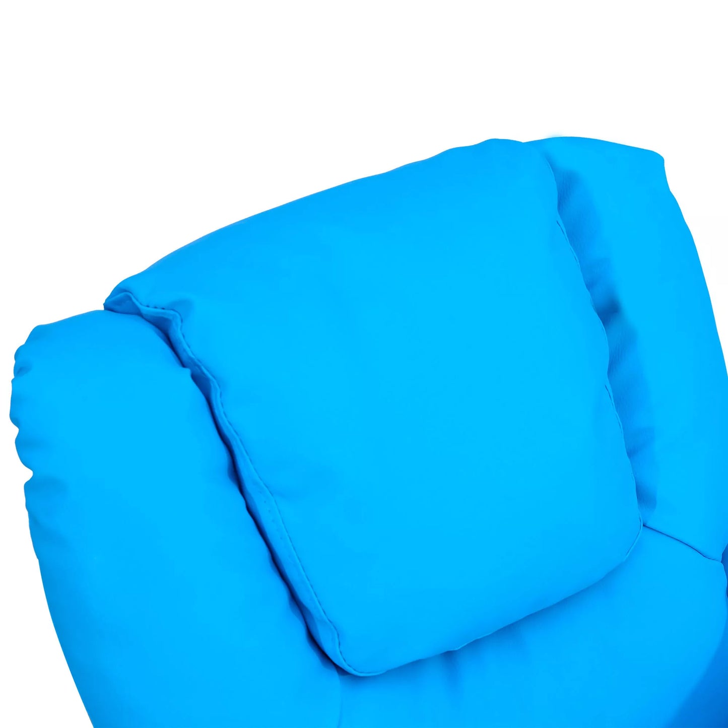 Vaikiska kedute su atlošiama nugarėle 62 x 52 x 69cm Masyvaus medžio rėmas Mėlyna