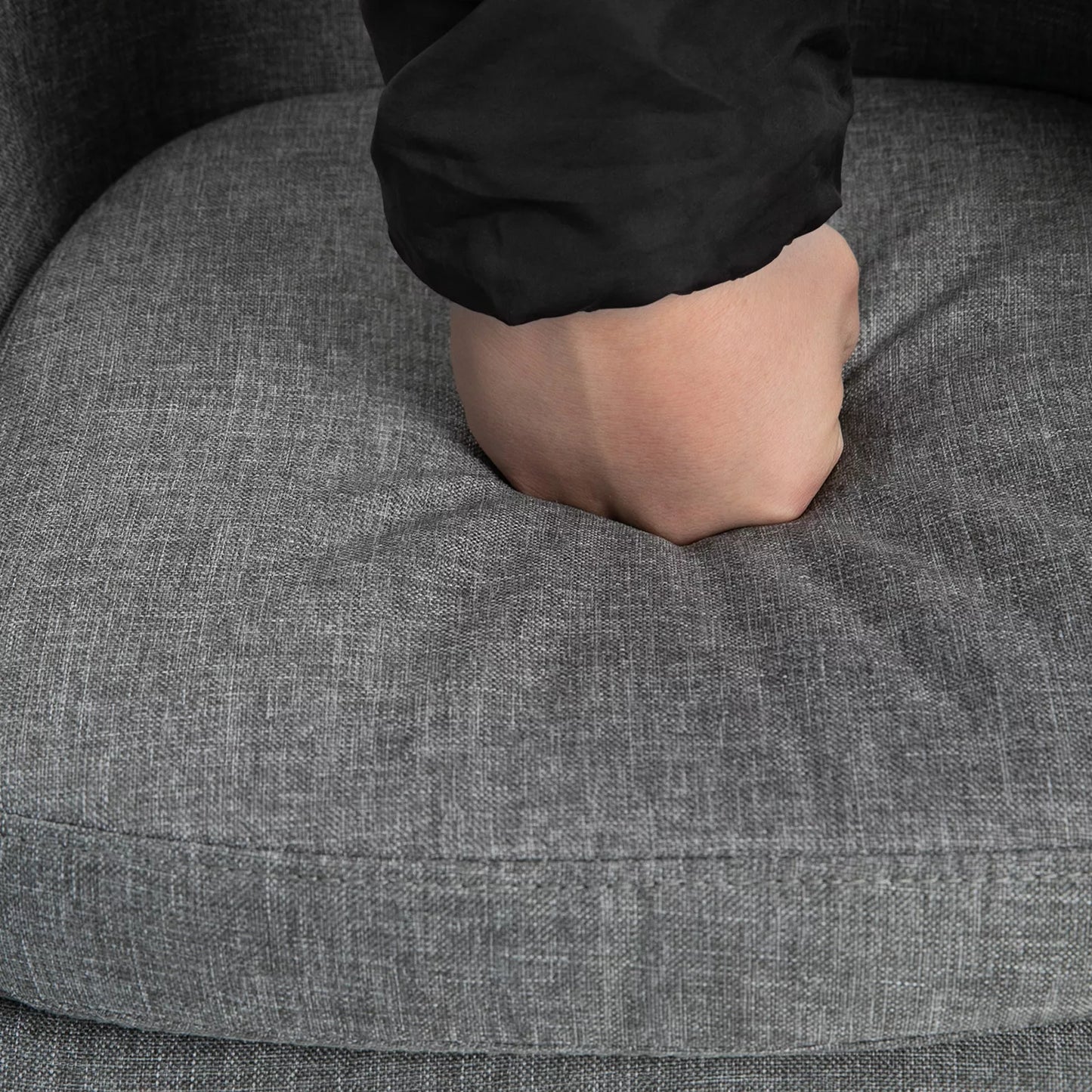 2 vnt. rinkinys baro kėdžių, su atrama kojoms, masyvi mediena, 55 cm x 48 cm x 100 cm, pilka