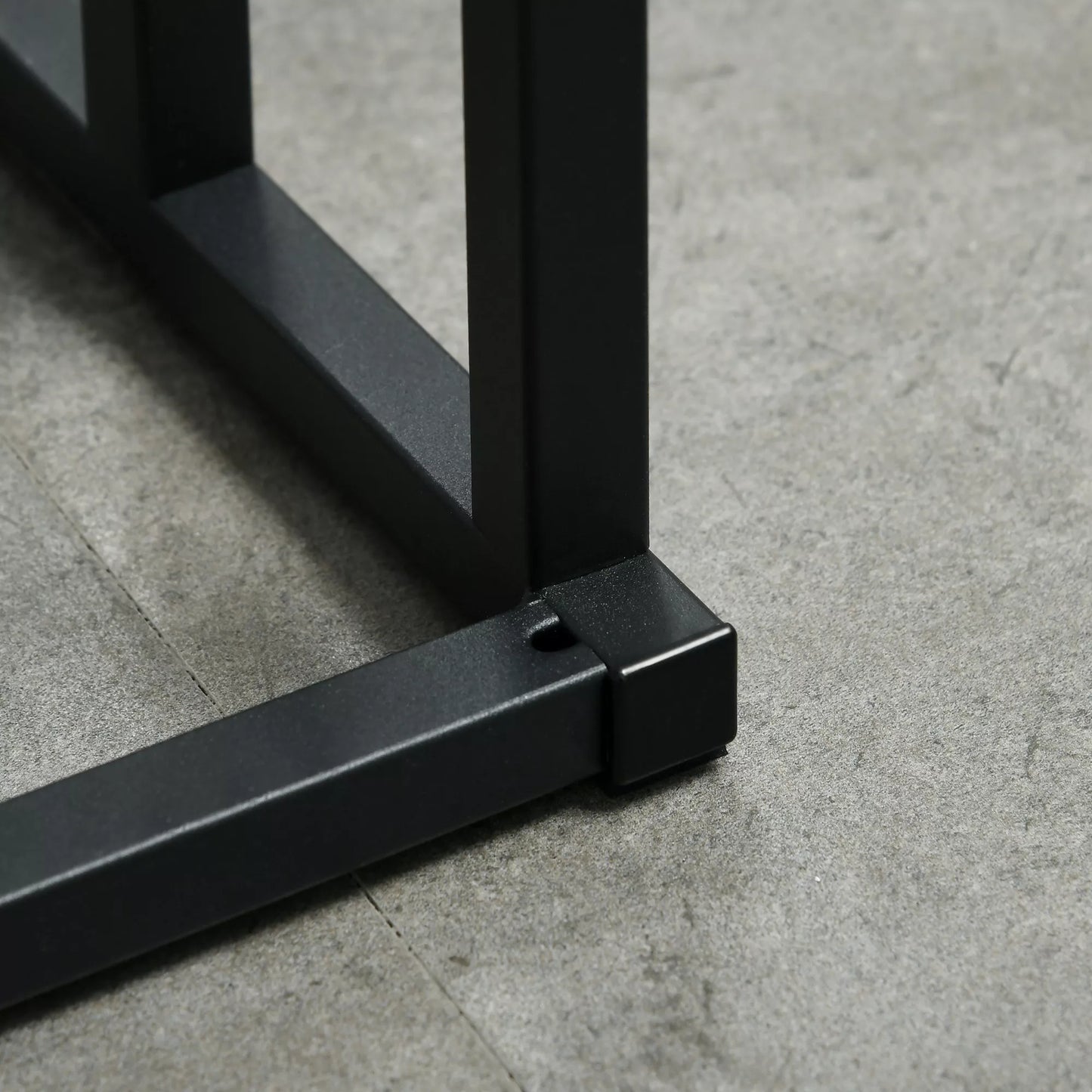 Rankšluosčių laikiklių rinkinys 3 rankšluosčių laikikliai, pramoninio dizaino, bambuko, 45 x 22,5 x 86 cm, juoda + natūrali spalva