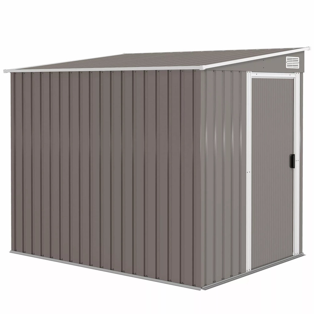 Metalinis įrankių sandėliukas 2,81 m² 154 x 206,5 x 181 cm Įrankių sandėliukas su vienšlaičiu stogu Pamatinis