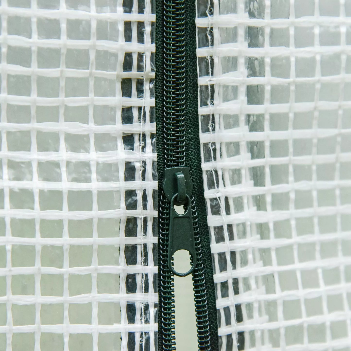 Šiltnamis su šoniniais langais, suskleidžiamomis durimis, atsparus vėjui, plieninis rėmas, plastikinė danga, baltas, 200 x 76 x 168 cm