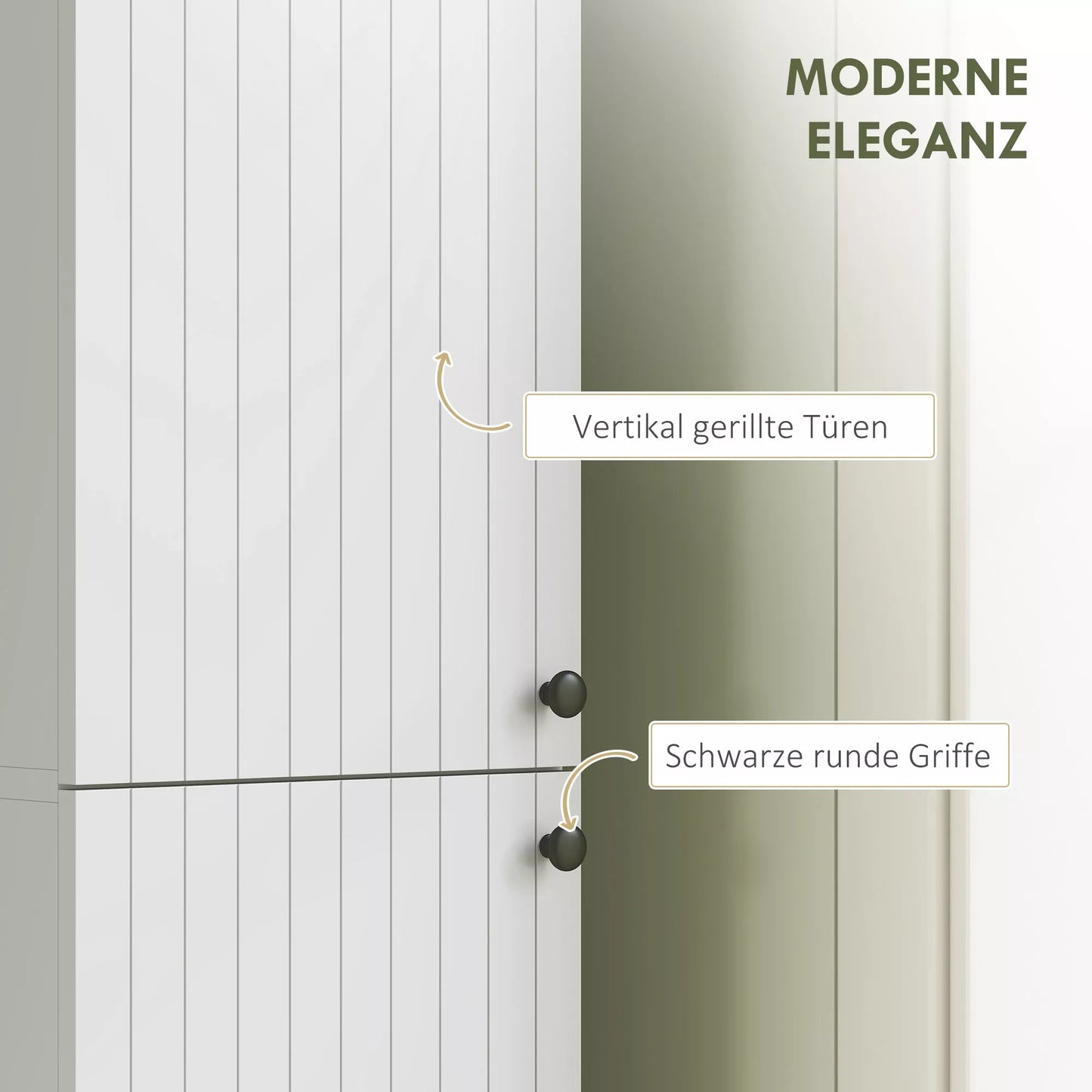 Sieninė vonios spintelė, lakuotas paviršius, 6 lentynos, MDF, balta