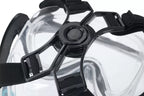Nardymo kaukė Flowtech, viso veido, su dvigubu vamzdeliu, L/XL dydis, turkio spalvos