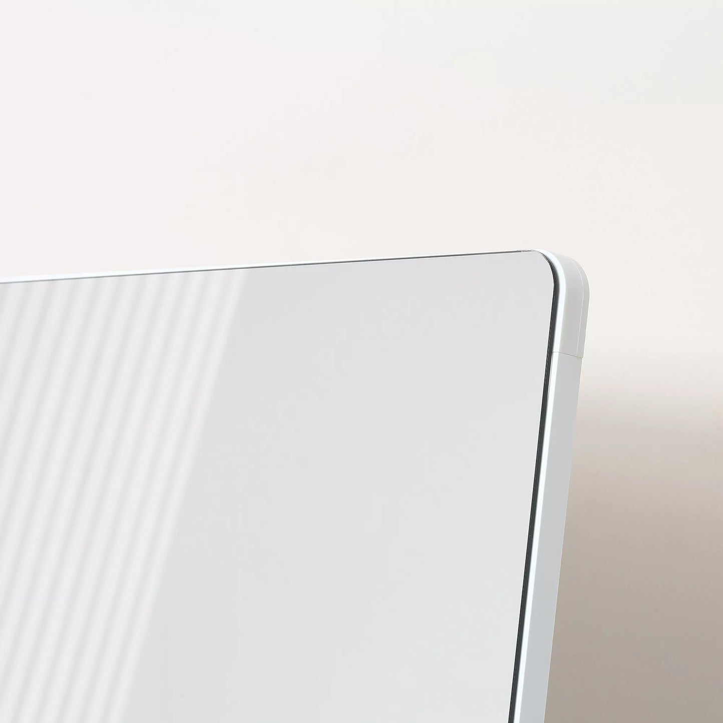 Pastatomas veidrodis, sieninis veidrodis, viso kūno veidrodis, aliuminis, 45 cm x 37 cm x 158,5 cm, sidabrinis