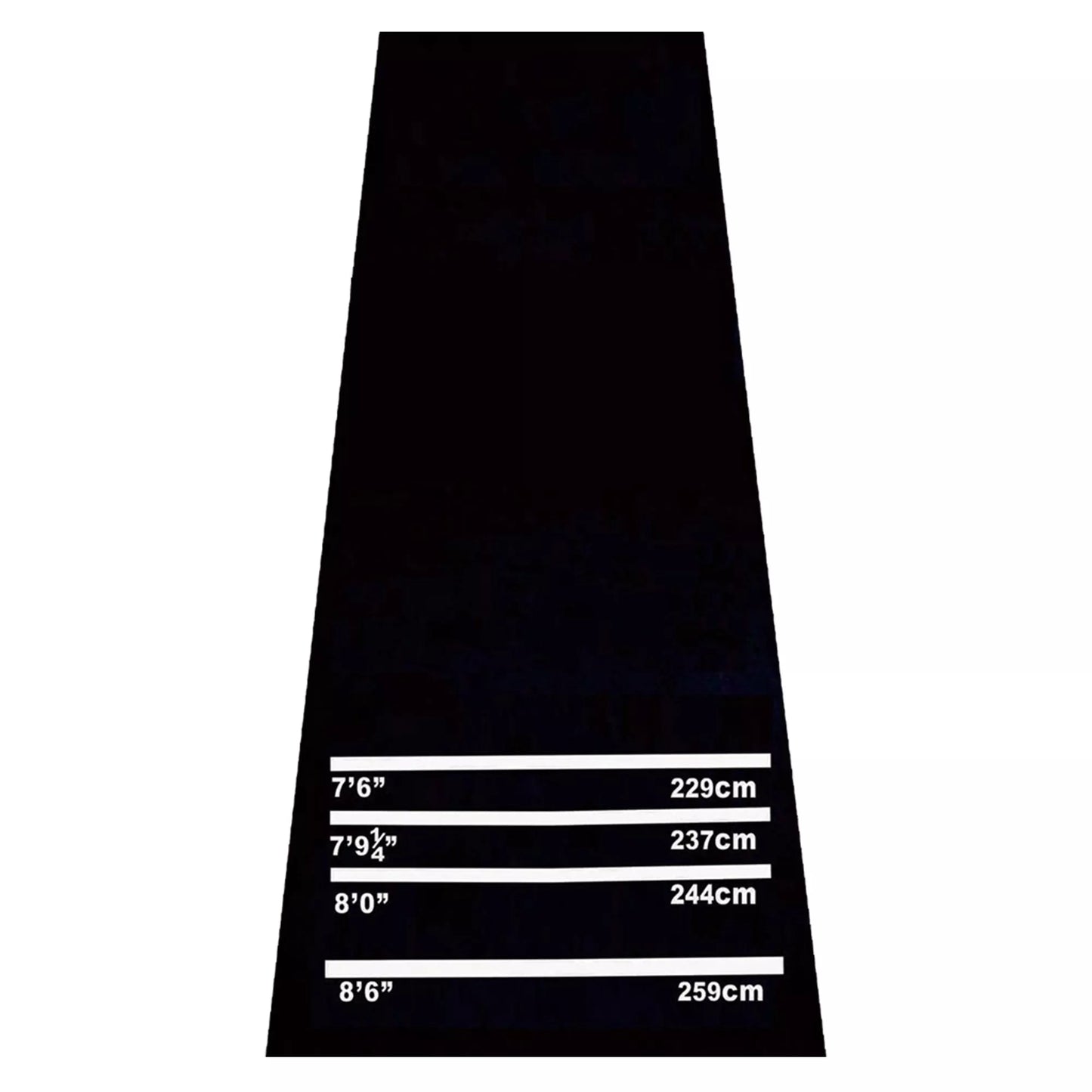 Dartmatė 300 x 61 cm Oche kilimėlis su Softdart ir Steeldart, neslystantis Dart kilimas, kilimėlis-dartmatė, Dart priedai grindims apsaugoti