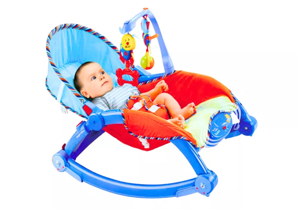 Nešiojama vaikiška kėdutė-supynės Newborn-to-Toddler, iki 18 kg, mėlyna