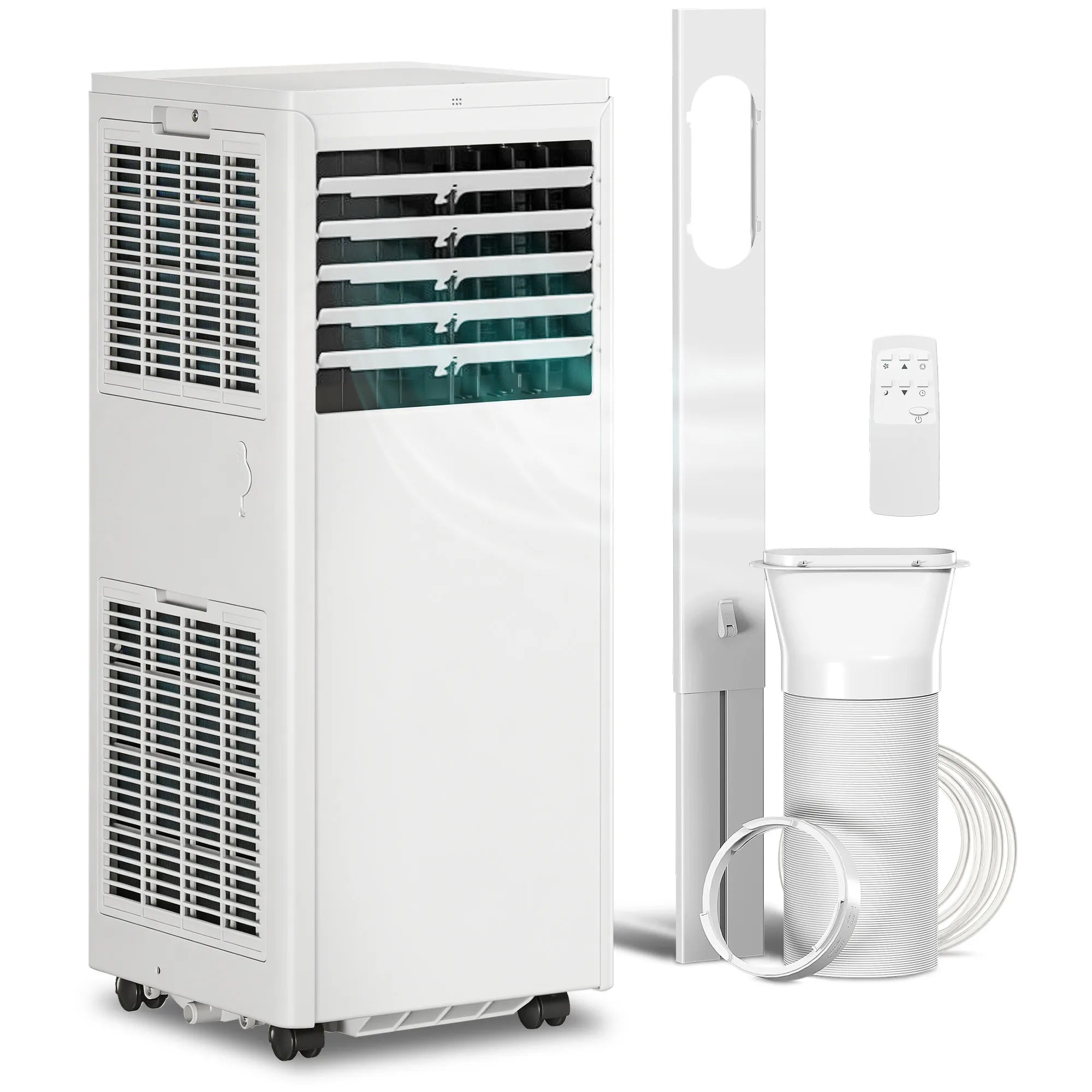 Nešiojamas oro kondicionierius 7000 BTU 4-in-1 vėsinimo funkcija