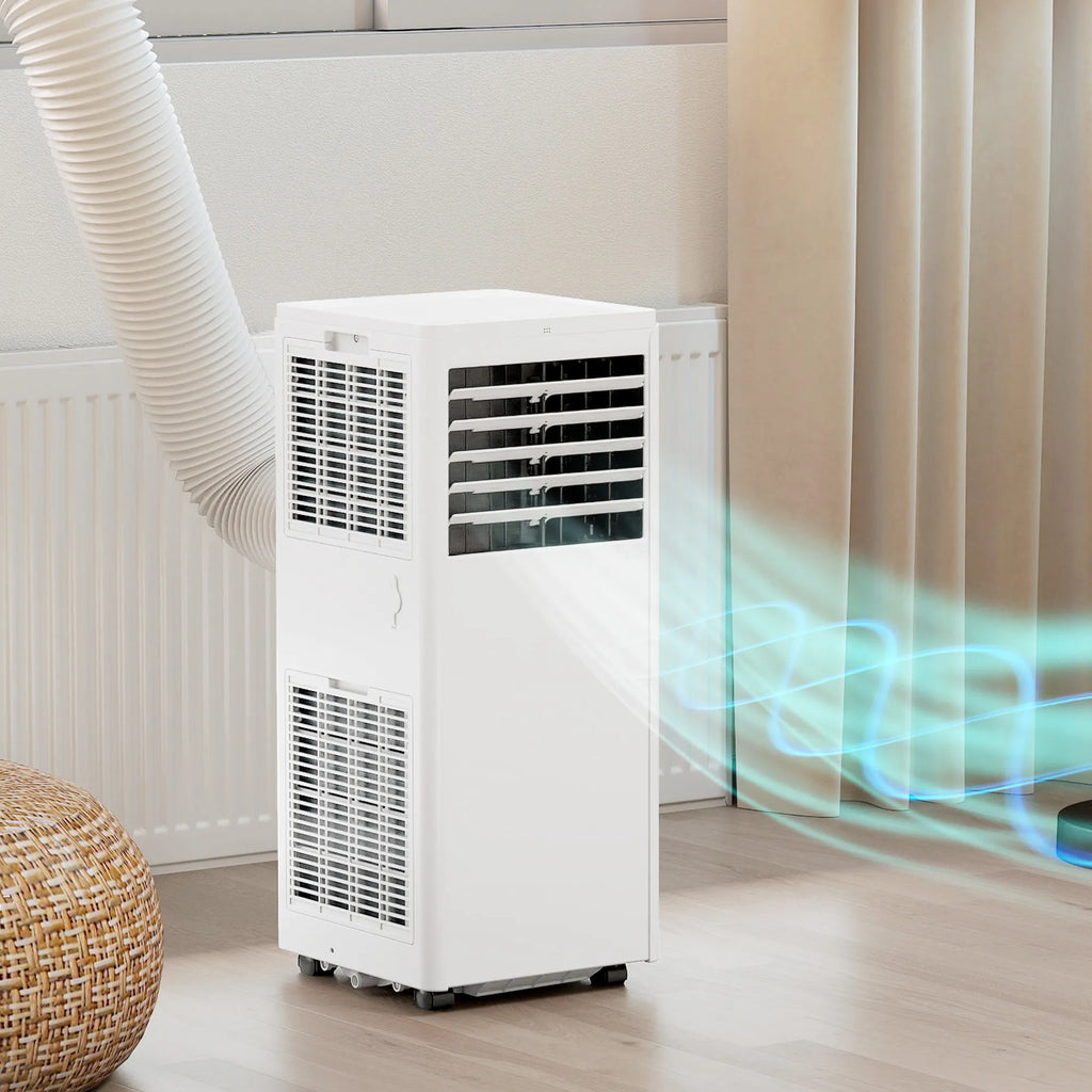 Nešiojamas oro kondicionierius 7000 BTU 4-in-1 vėsinimo funkcija