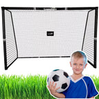 Nešiojami futbolo vartai vaikams, metaliniai, 180 × 120 × 60 cm