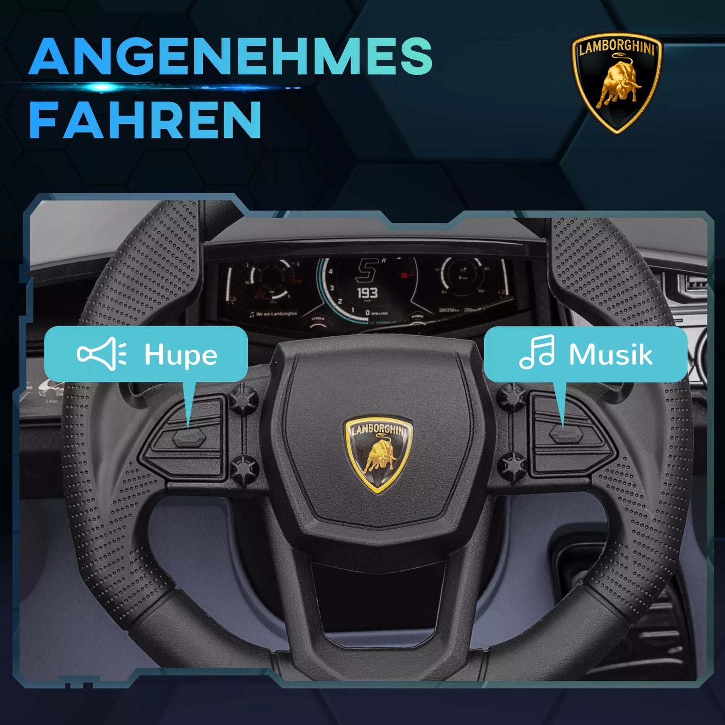 Elektrinis automobilis vaikams nuo 3-5 metų, švelni pavara, valdomas nuotoliniu būdu, su garso signalu, plastikas ir metalas, pilkos spalvos