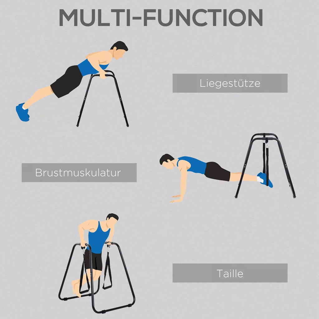 Dip Barren Dipstation, atlaikanti iki 120 kg svorį Treniruokliai namams Parallettes Calisthenics įranga jėgos treniruotėms