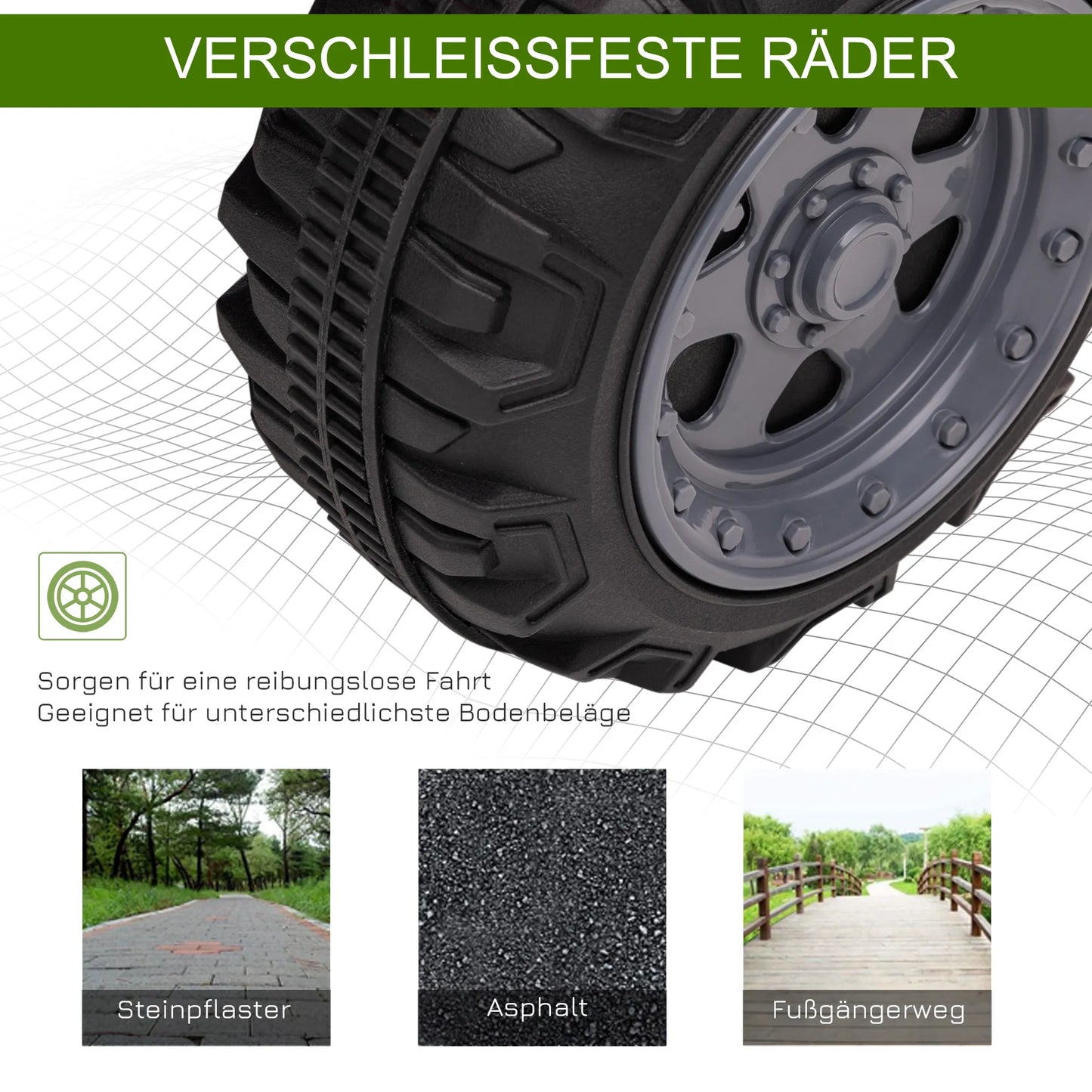 Elektrinis vaikiškas keturratis 6V su pirmyn važiavimo funkcija, muzika, elektrinis keturratis vaikams 1,5–3 metams, žalias