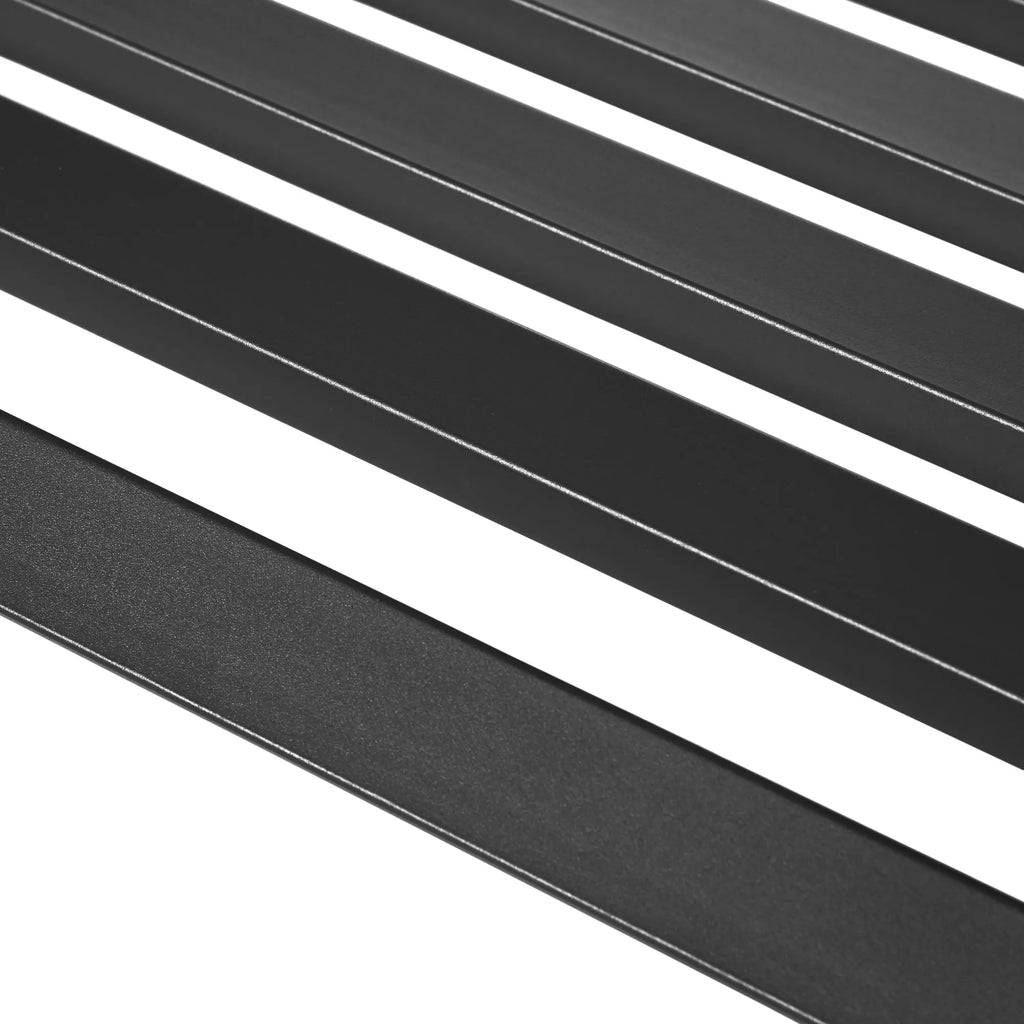 Dvivietė sodo suolelė, atlaikanti 240 kg apkrovą, sodo baldai, tinkami naudoti viduje ir lauke, 127 x 58 x 82 cm, juodos spalvos