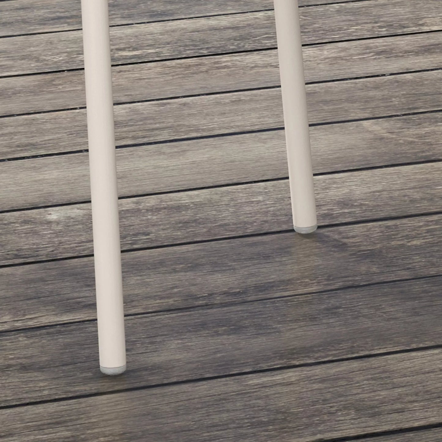 4 vnt. sodo lauko kėdžių komplektas, modernaus dizaino, 59 cm x 55 cm x 84 cm, pilkos spalvos