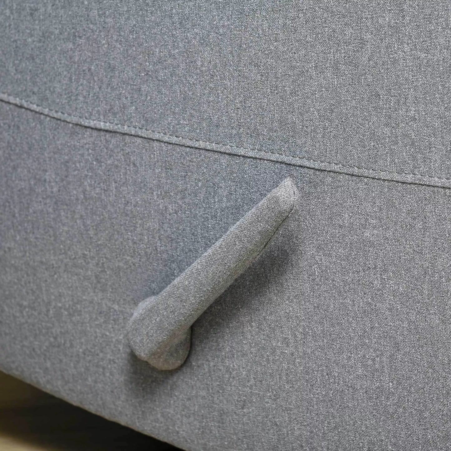 Relaksacinis TV krėslas su gulėjimo funkcija, reguliuojama atlošimo atrama ir kojų atrama, su linine išvaizda svetainei, miegamajam, šviesiai pilkas