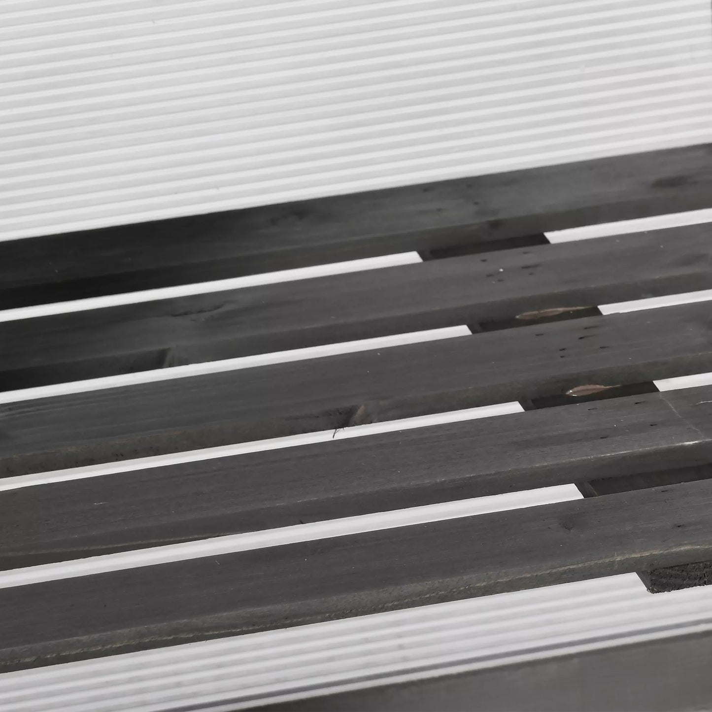 Skaidrus šiltnamis lauko erdvėms, medžio ir polikarbonato, 58 x 44 x 78cm