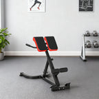 Nugaros treniruoklis reguliuojamas iki 120 kg, raudonai juodas