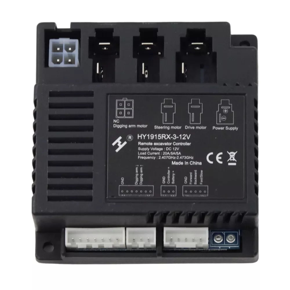 Nuotolinio valdymo pulto valdiklis HY1915RX-3-12V, 12 V, 20 A, 2,4 GHz