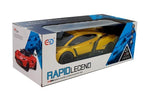 Nuotoliniu būdu valdomas sportinis automobilis, 1:10 mastelis, aukso spalvos