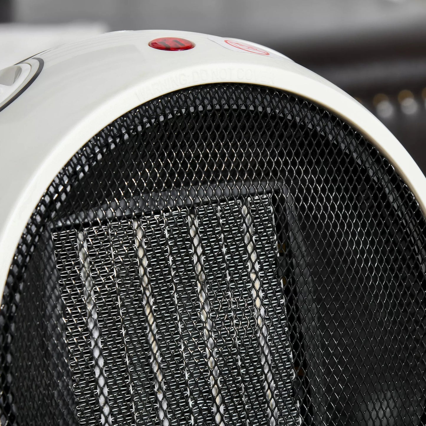 Elektrinis šildytuvas, ventiliatorius, šildytuvas, šildymo prietaisas, šiluma 900W/1500W Plastikas Baltas+Juodas 22 x 18,5 x 21 cm