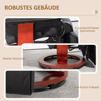 Fotelis reglaineris, besisukantis, iki 150 kg, rudas