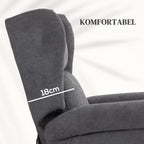 Grafika apie storą krėslo apmušalą
